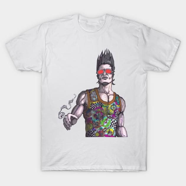 The Man in the Red Sunglasses T-Shirt by SpencerHart